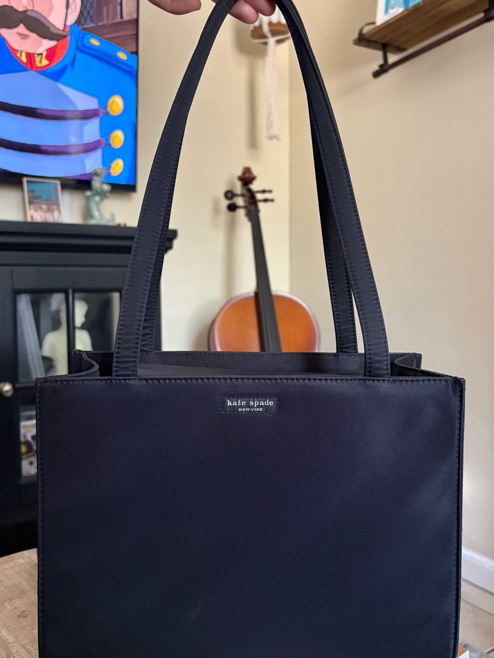 Vintage Kate Spade Black Nylon Handbag